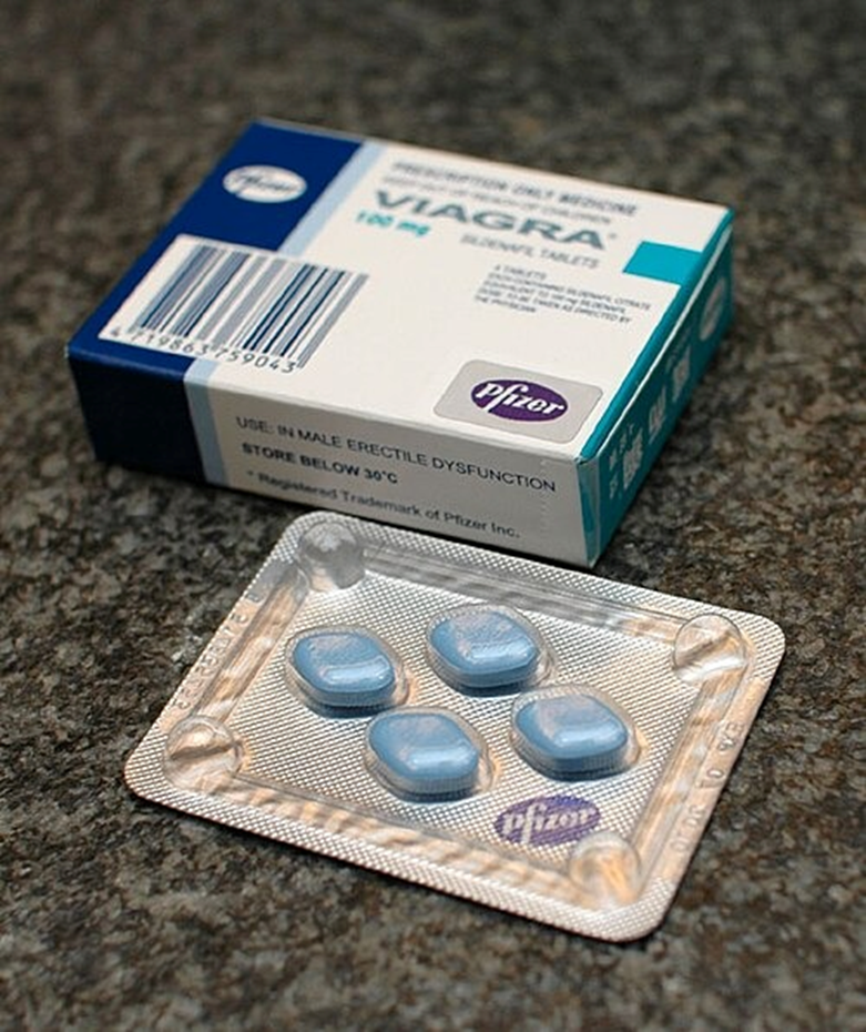 Viagra packaging and blister pack