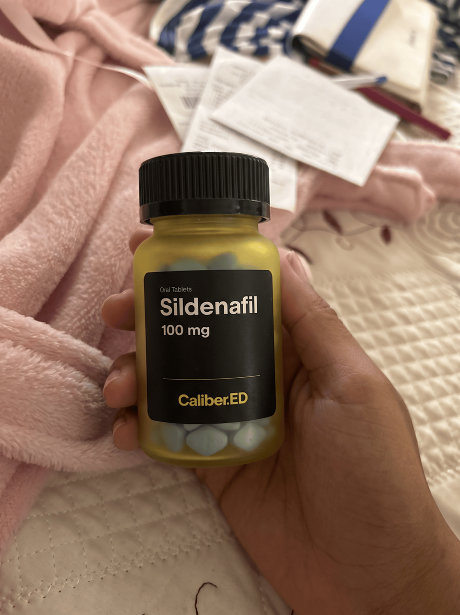 Caliber ED sildenafil bottle